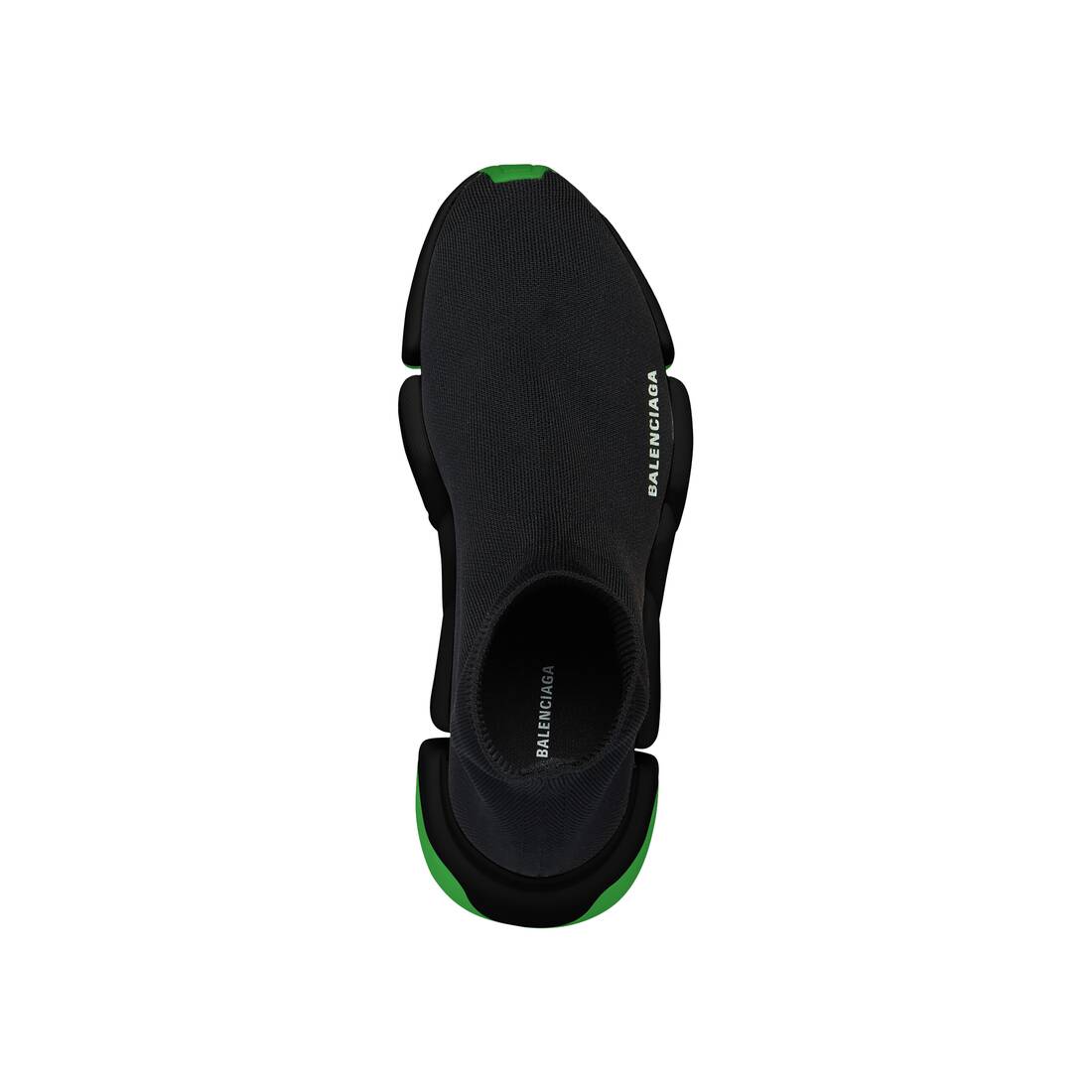 Men’s Speed 2.0 Clear Sole Recycled Knit Sneaker  in Black - Image 4